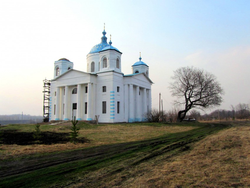 Урусово. Церковь Николая Чудотворца. фасады, вид с юго-востока