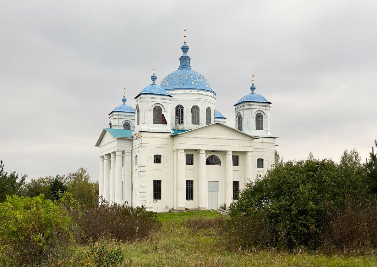 Церковь Николая Чудотворца, Урусово (Чаплыгинский район, Липецкая область). фасады, Вид с юго-запада
