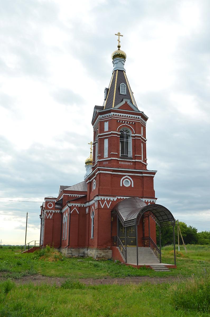 фасады. Церковь Михаила Архангела, Шишкино (Чаплыгинский район, Липецкая область)