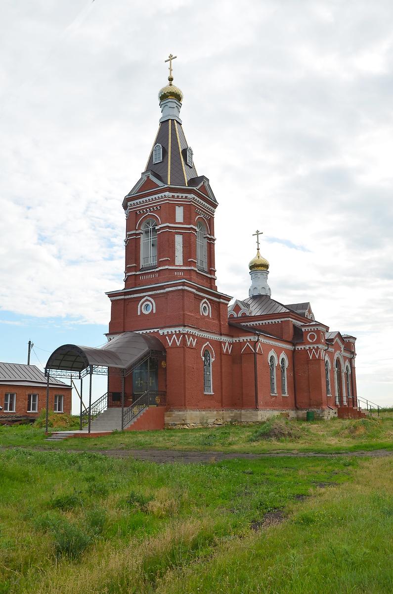 фасады. Церковь Михаила Архангела, Шишкино (Чаплыгинский район, Липецкая область)