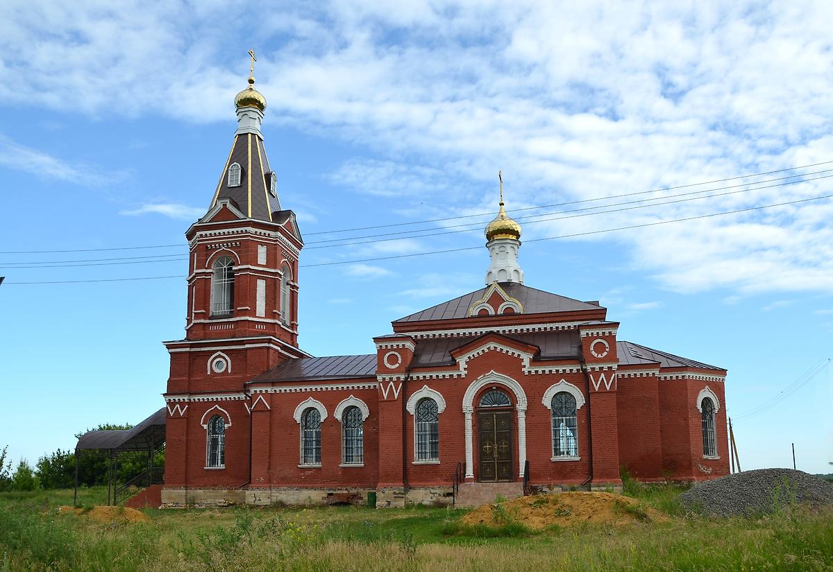 фасады. Церковь Михаила Архангела, Шишкино (Чаплыгинский район, Липецкая область)