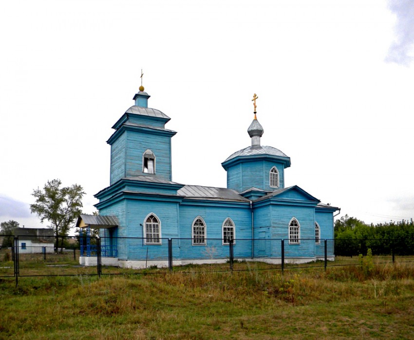 Церковь Введения во храм Пресвятой Богородицы, Пименово (Курский район, Курская область). общий вид в ландшафте