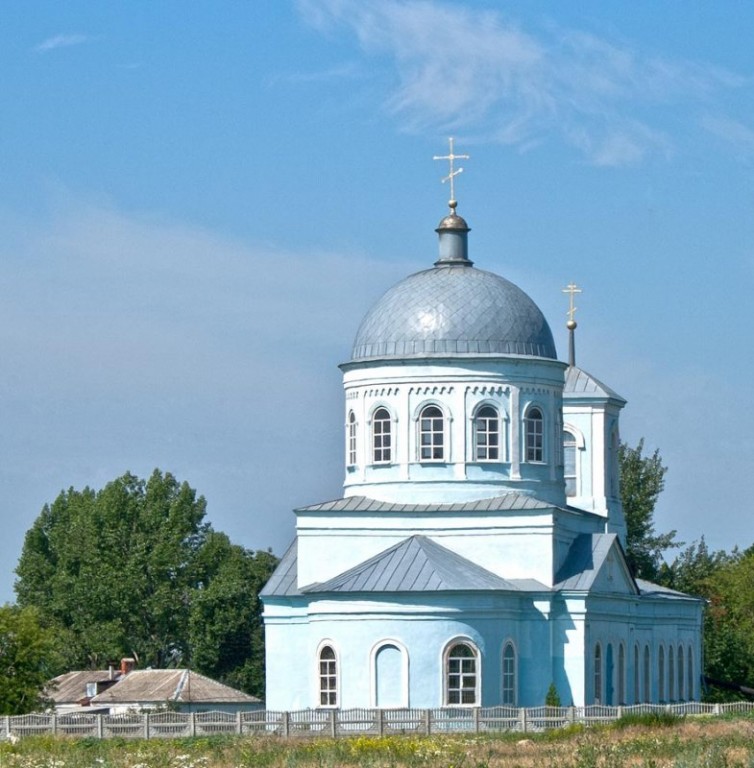 Елецкая Лозовка. Церковь Введения во храм Пресвятой Богородицы. фасады