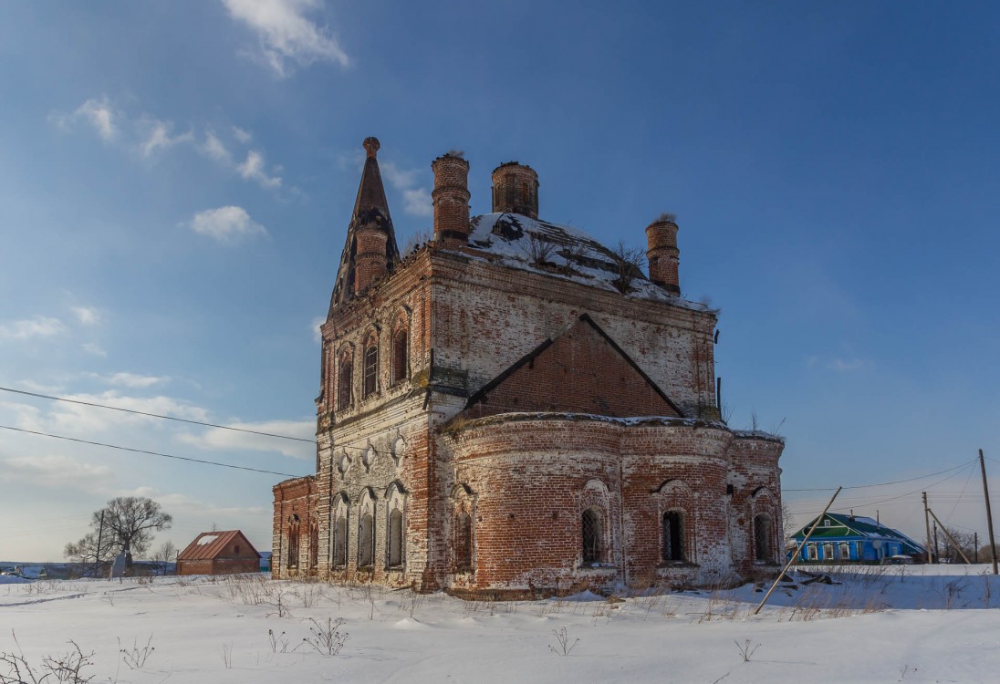 Церковь Покрова Пресвятой Богородицы, Митино (Гаврилов-Ямский район, Ярославская область). фасады, Вид с востока