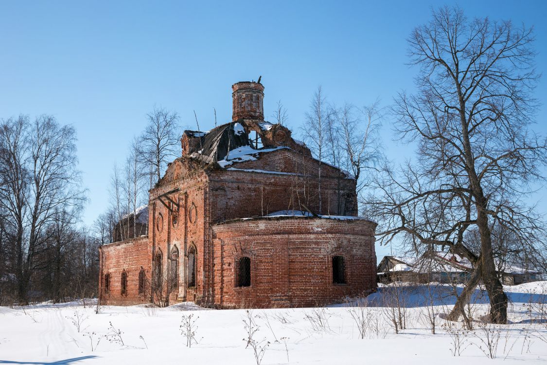 Церковь Николая Чудотворца, Ставотино (Гаврилов-Ямский район, Ярославская область). фасады