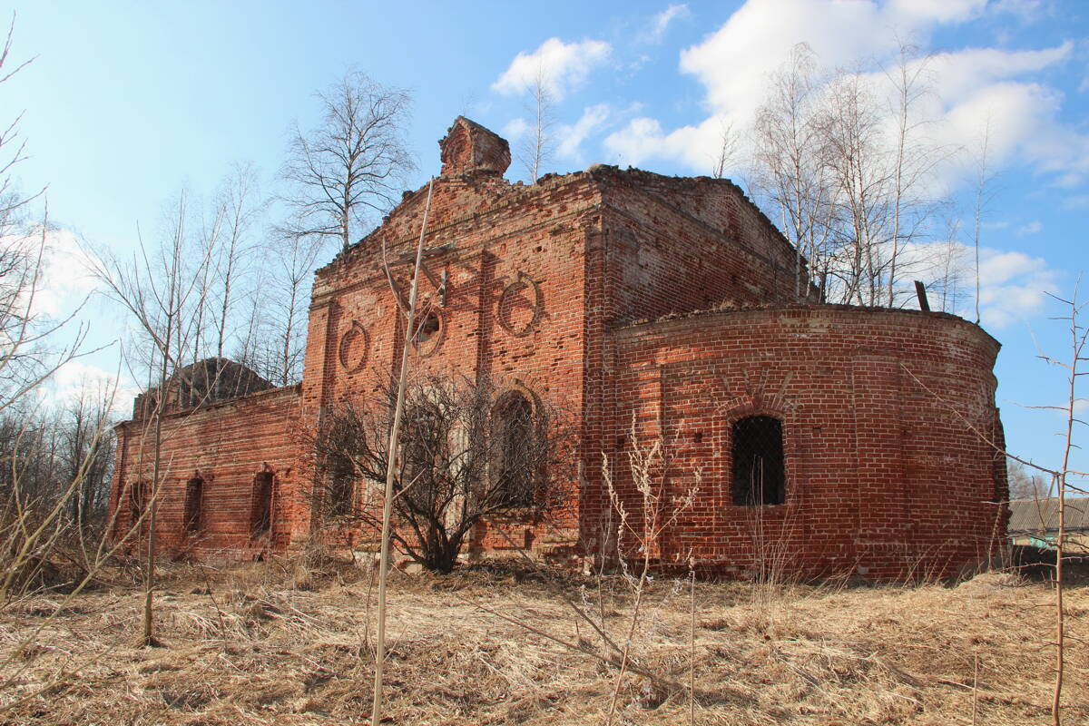 Церковь Николая Чудотворца, Ставотино (Гаврилов-Ямский район, Ярославская область). фасады