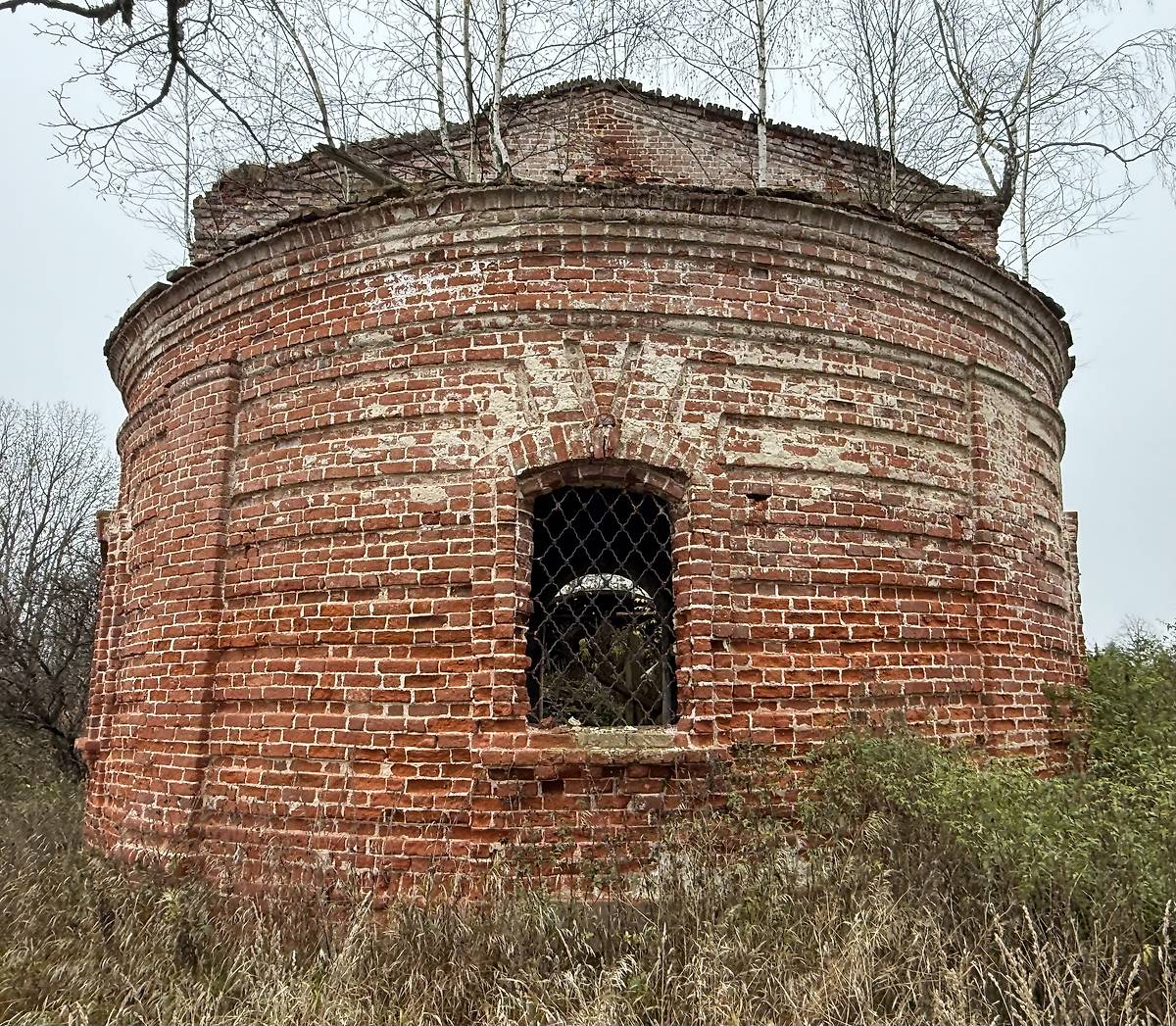 Вид с востока, фасады. Церковь Николая Чудотворца, Ставотино (Гаврилов-Ямский район, Ярославская область)