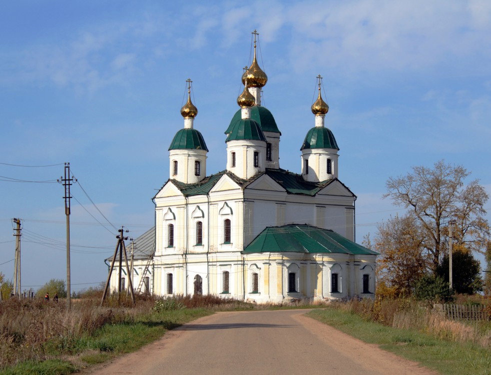 Пружинино. Церковь Введения во храм Пресвятой Богородицы. фасады