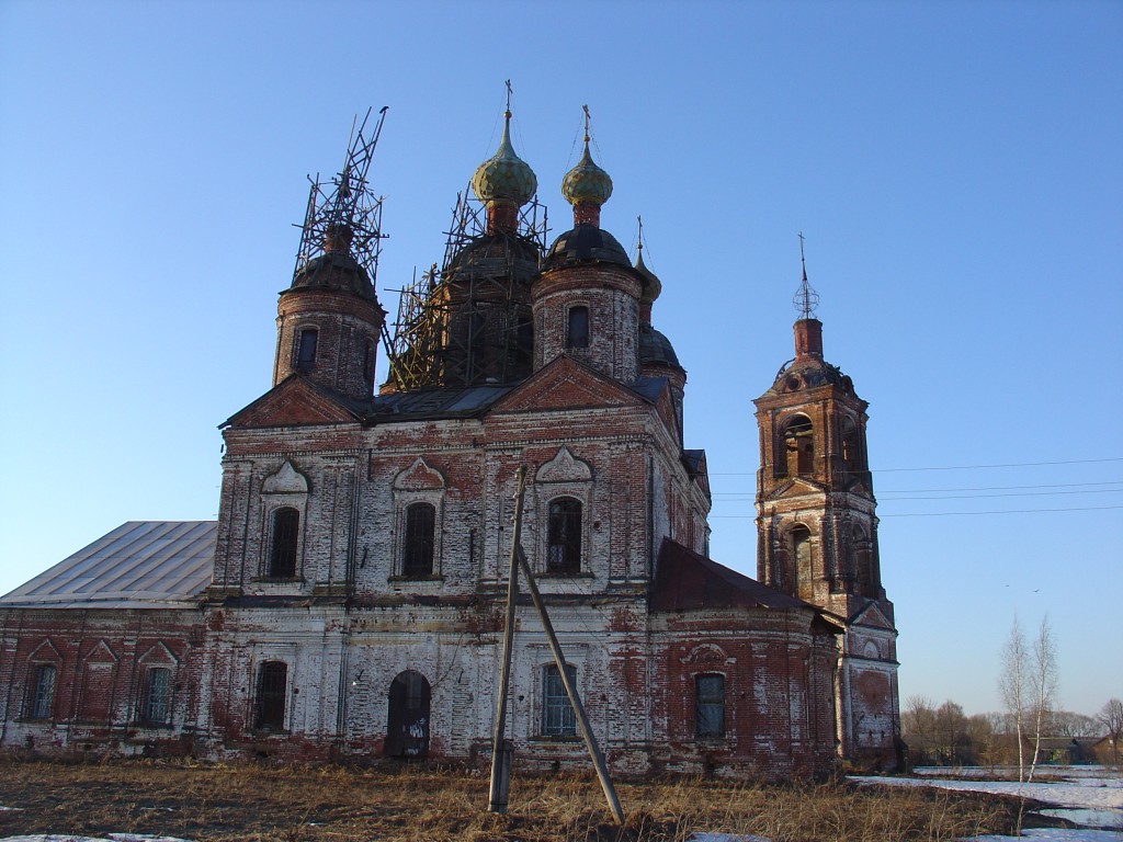 Церковь Введения во храм Пресвятой Богородицы, Пружинино (Гаврилов-Ямский район, Ярославская область). фасады