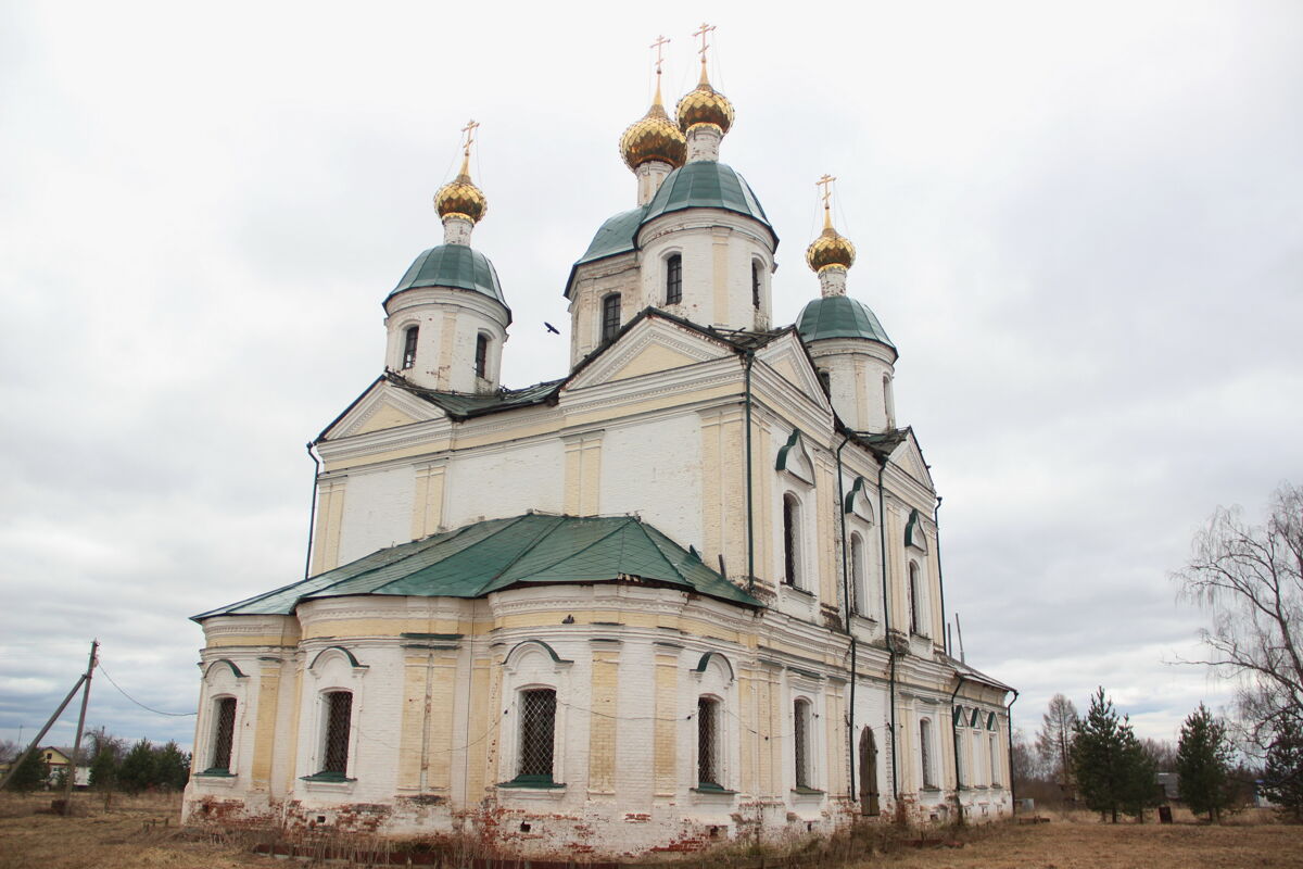 Церковь Введения во храм Пресвятой Богородицы, Пружинино (Гаврилов-Ямский район, Ярославская область). фасады