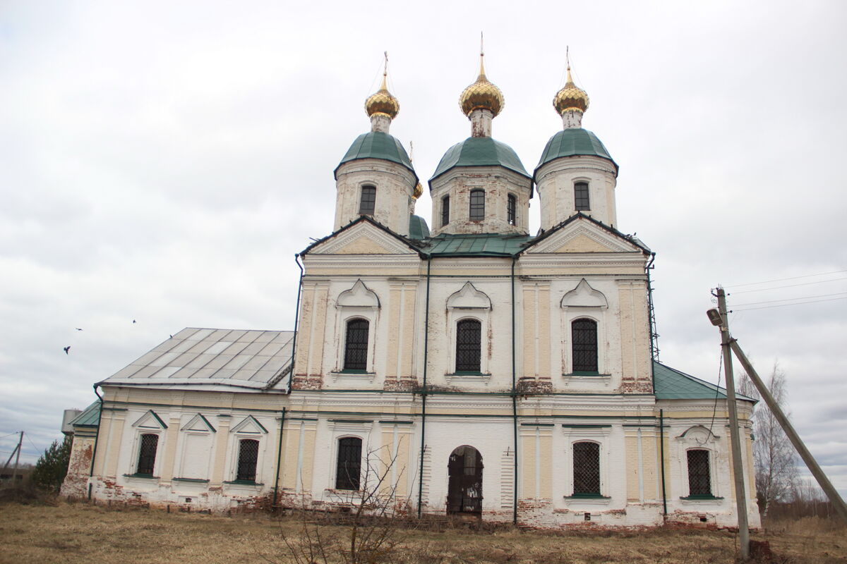 Церковь Введения во храм Пресвятой Богородицы, Пружинино (Гаврилов-Ямский район, Ярославская область). фасады
