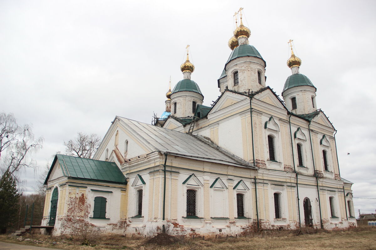 Церковь Введения во храм Пресвятой Богородицы, Пружинино (Гаврилов-Ямский район, Ярославская область). фасады