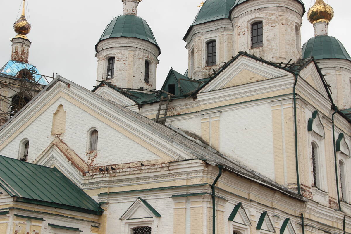 Церковь Введения во храм Пресвятой Богородицы, Пружинино (Гаврилов-Ямский район, Ярославская область). архитектурные детали