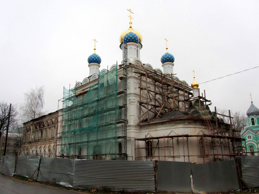 Выксунский Иверский монастырь. Церковь Успения Пресвятой Богородицы, Выкса (Выкса, ГО, Нижегородская область). фасады, вид с юга