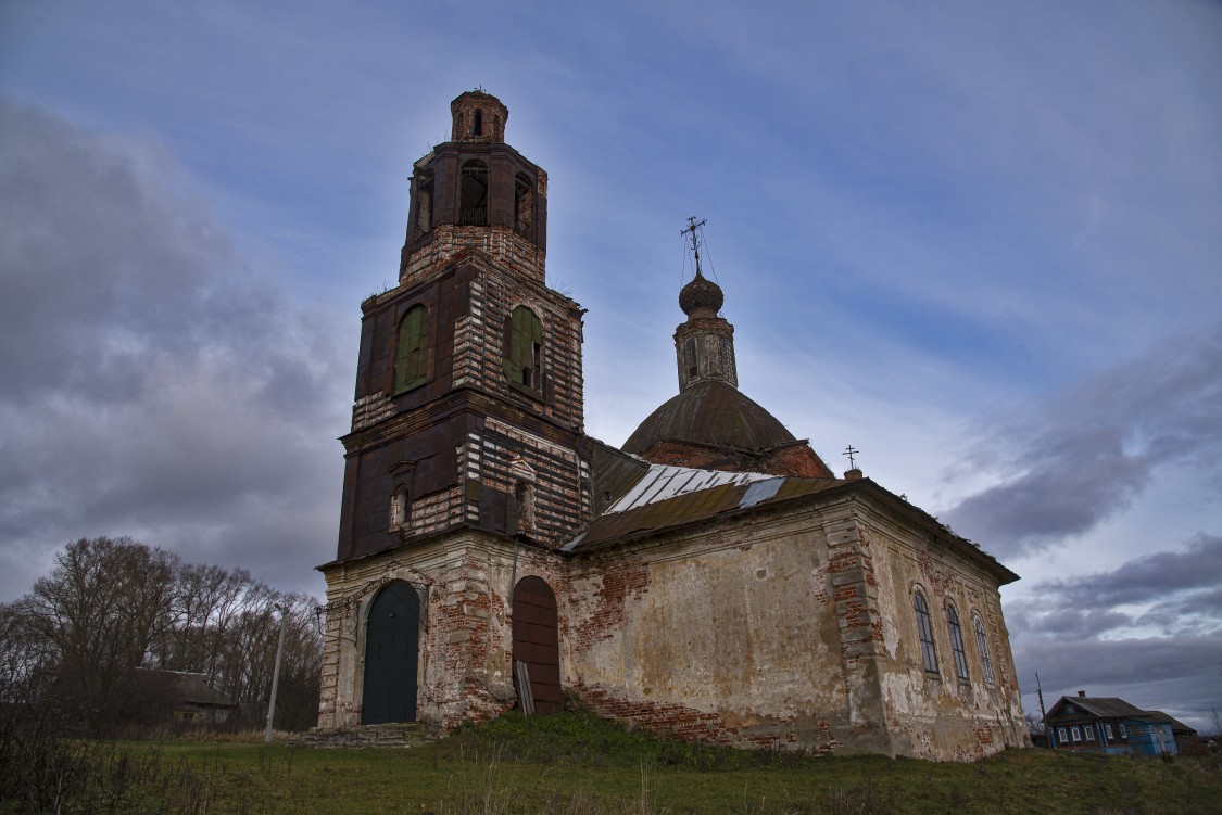 Церковь Рождества Христова, Масальское (Угличский район, Ярославская область). фасады