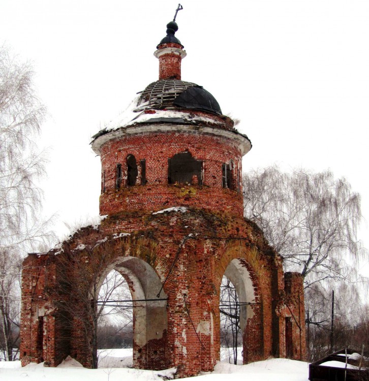 Церковь Николая Чудотворца, Терентеево (Пителинский район, Рязанская область). фасады, вид с юго-запада