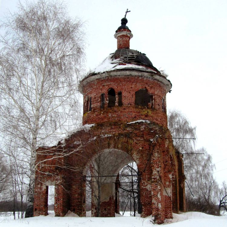 Терентеево. Церковь Николая Чудотворца. фасады, вид с запада