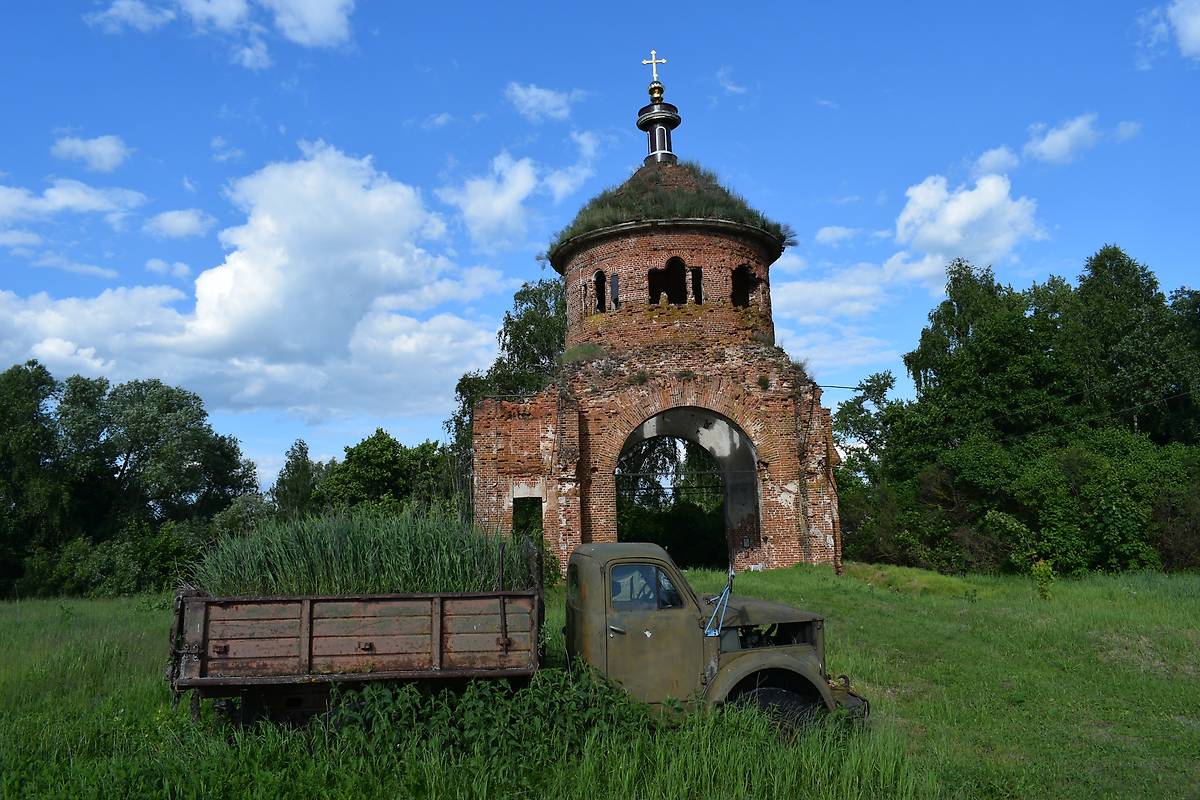 фасады. Церковь Николая Чудотворца, Терентеево (Пителинский район, Рязанская область)