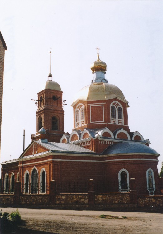 Маклаково. Церковь Николая Чудотворца. общий вид в ландшафте