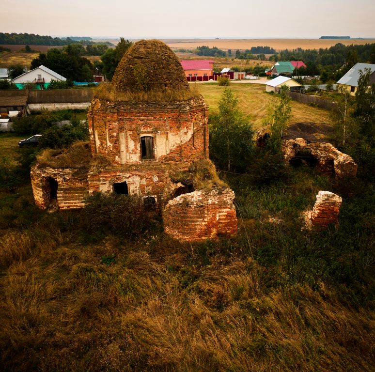 Церковь Тихвинской иконы Божией Матери, Малинищи (Пронский район, Рязанская область). архитектурные детали