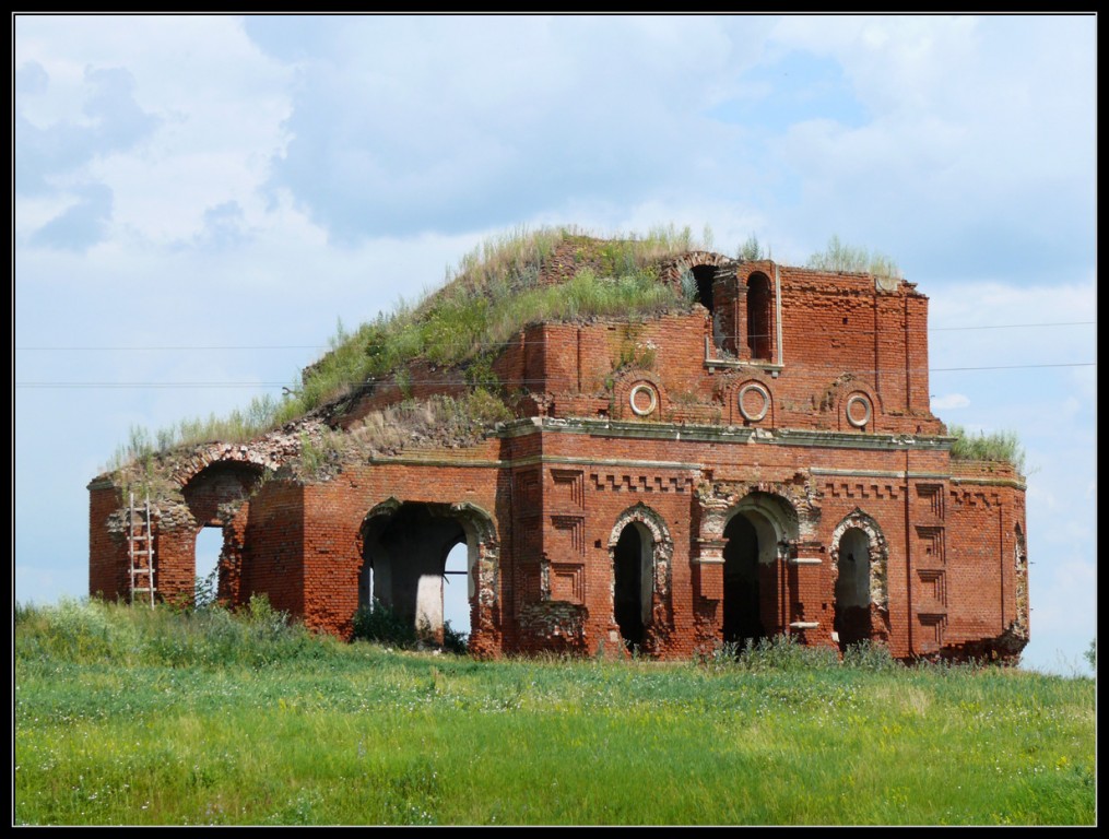 Церковь Казанской иконы Божией Матери, Телятники (Пронский район, Рязанская область). фасады