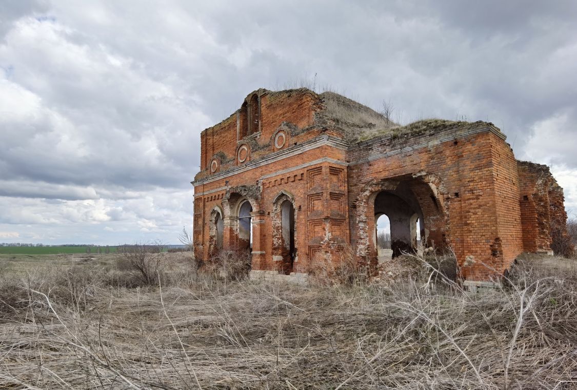 Церковь Казанской иконы Божией Матери, Телятники (Пронский район, Рязанская область). фасады