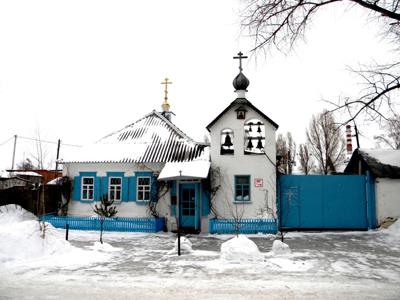 Шебекино. Церковь Николая Чудотворца. общий вид в ландшафте