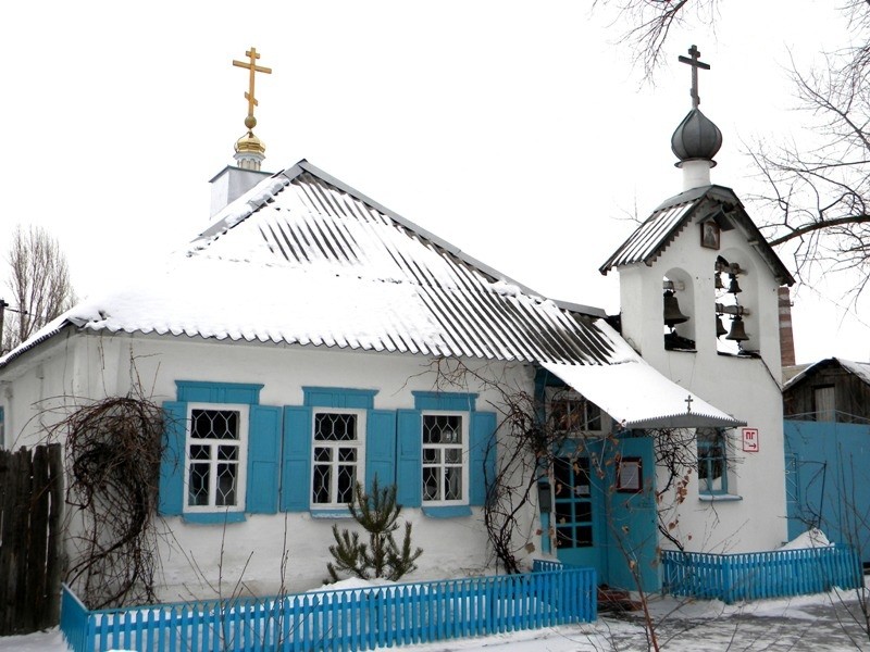 Шебекино. Церковь Николая Чудотворца. общий вид в ландшафте