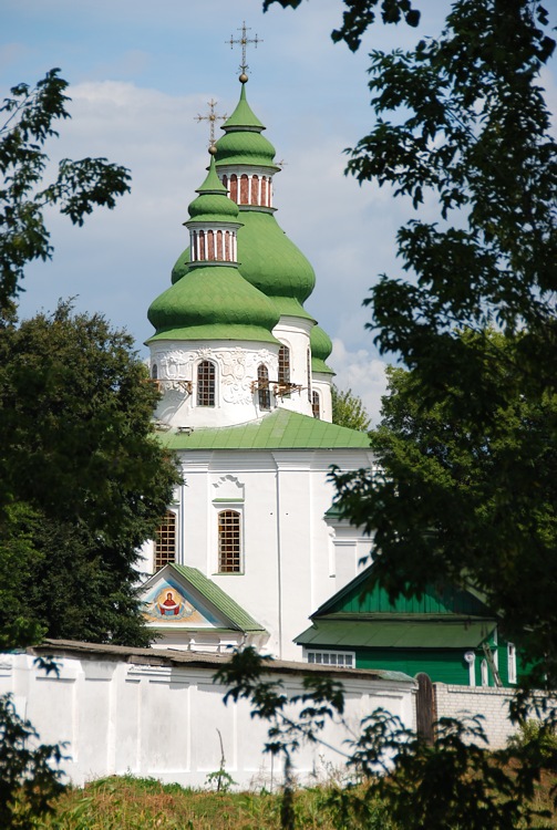 Даневка. Георгиевский монастырь. Собор Георгия Победоносца. фасады