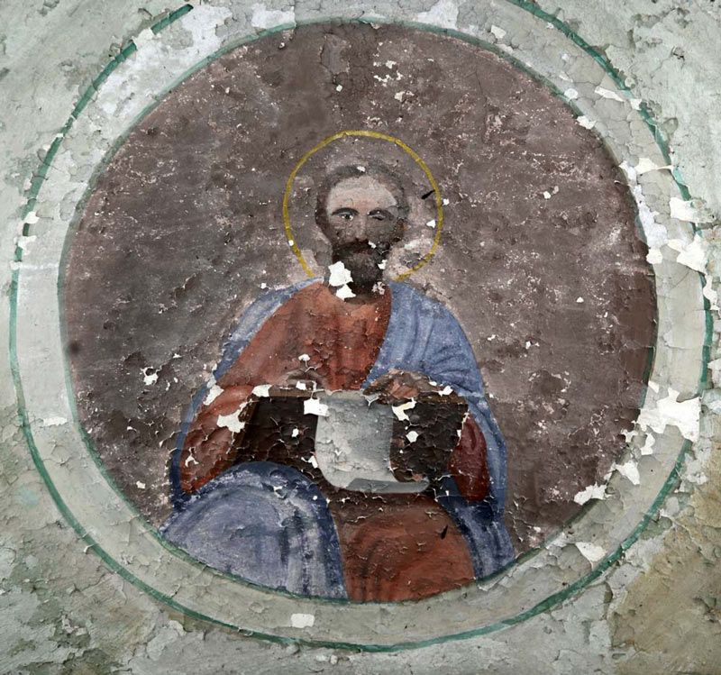 Церковь Рождества Христова, Масальское (Угличский район, Ярославская область). интерьер и убранство, Притвор. Роспись потолка