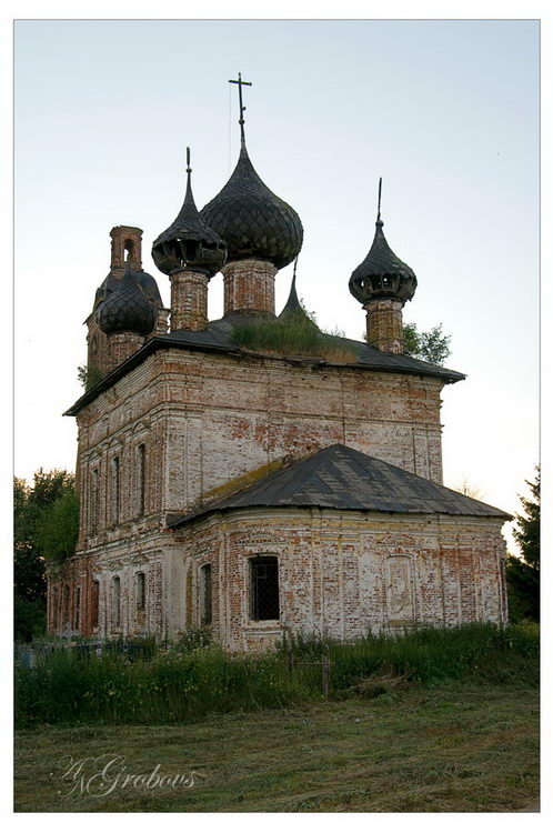 Церковь Николая Чудотворца, Новые Липки (Некрасовский район, Ярославская область). фасады, внешний вид храма