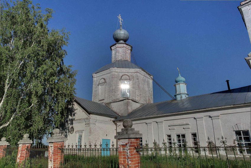 Церковь Смоленской иконы Божией Матери, Высокие Поляны (Пителинский район, Рязанская область). фасады