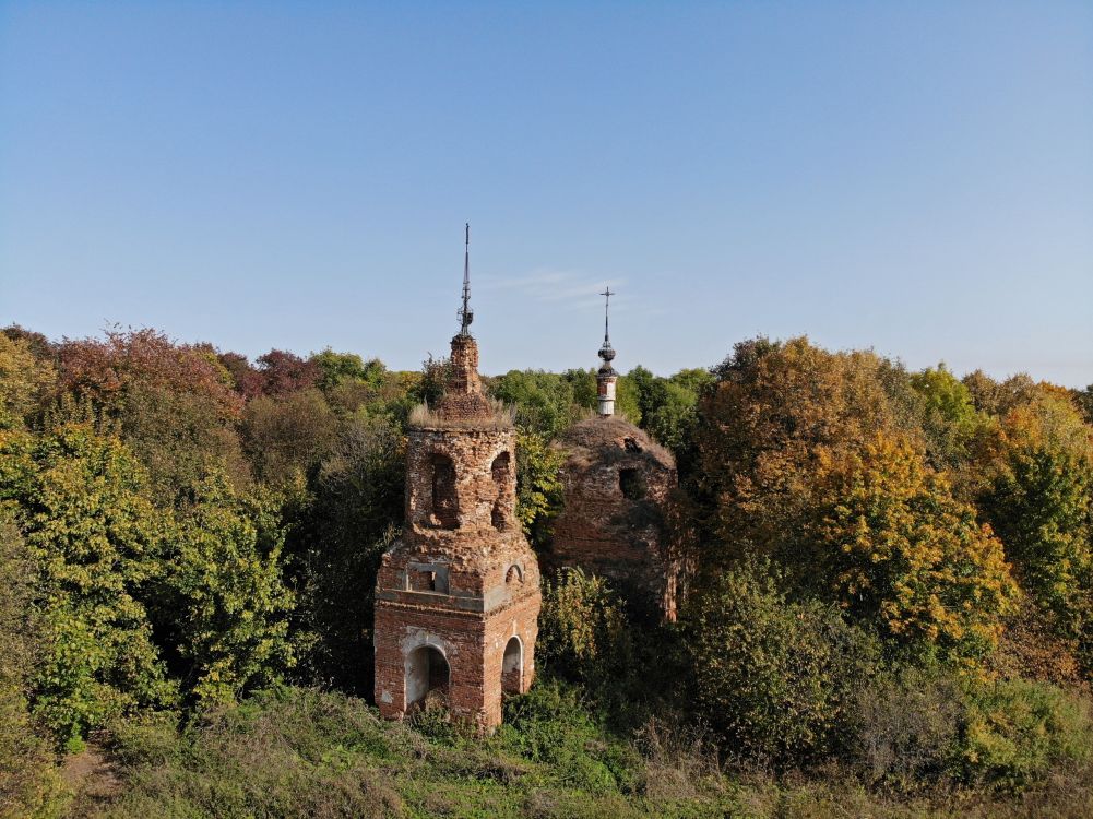 Руднево. Церковь Иерусалимской иконы Божией Матери. фасады