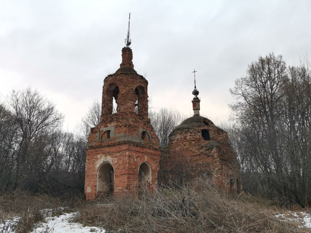 Церковь Иерусалимской иконы Божией Матери, Руднево (Пронский район, Рязанская область). фасады