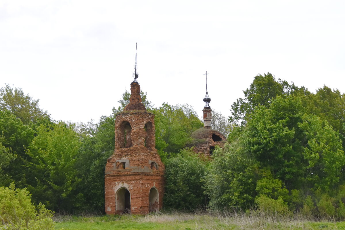 Церковь Иерусалимской иконы Божией Матери, Руднево (Пронский район, Рязанская область). фасады