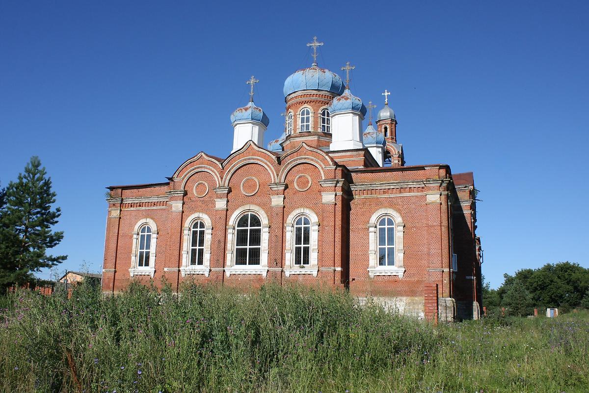 фасады. Церковь Николая Чудотворца, Октябрьское (Пронский район, Рязанская область)