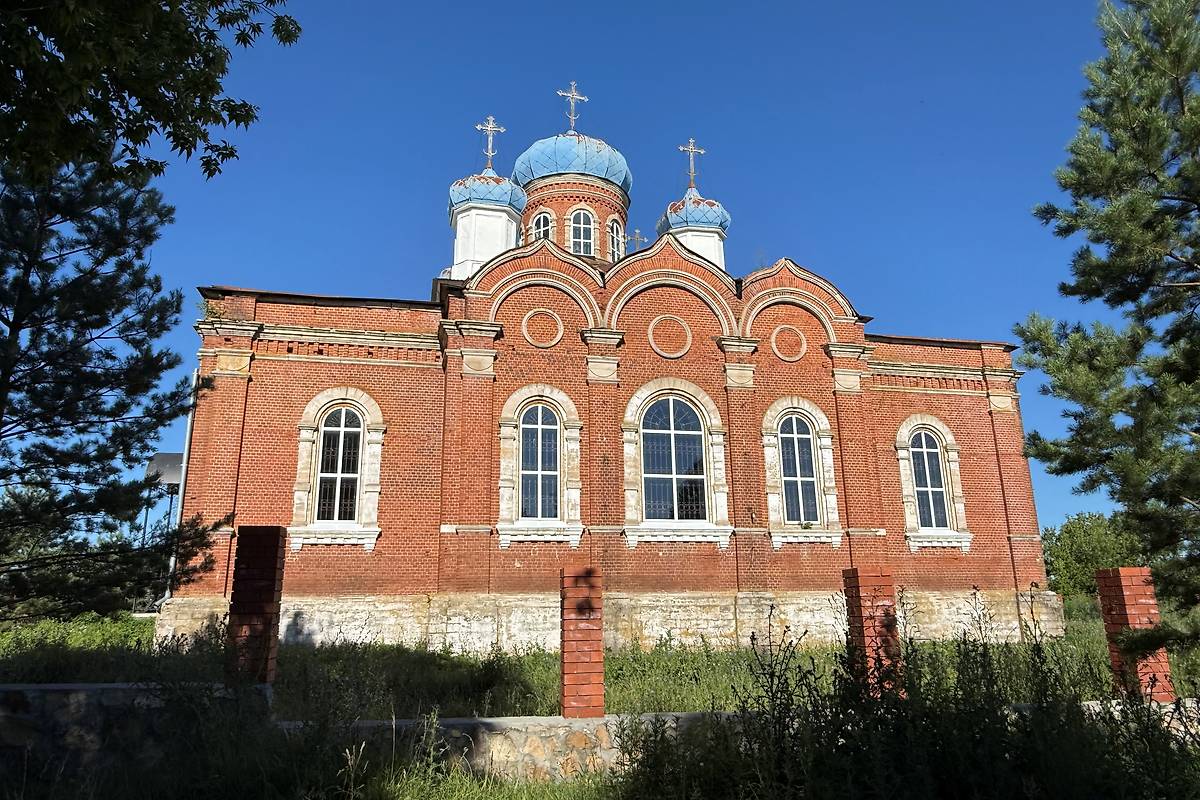фасады. Церковь Николая Чудотворца, Октябрьское (Пронский район, Рязанская область)