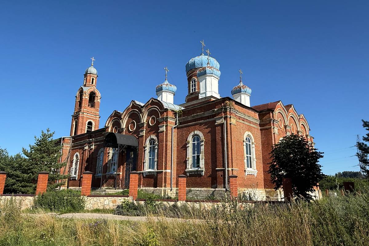фасады. Церковь Николая Чудотворца, Октябрьское (Пронский район, Рязанская область)