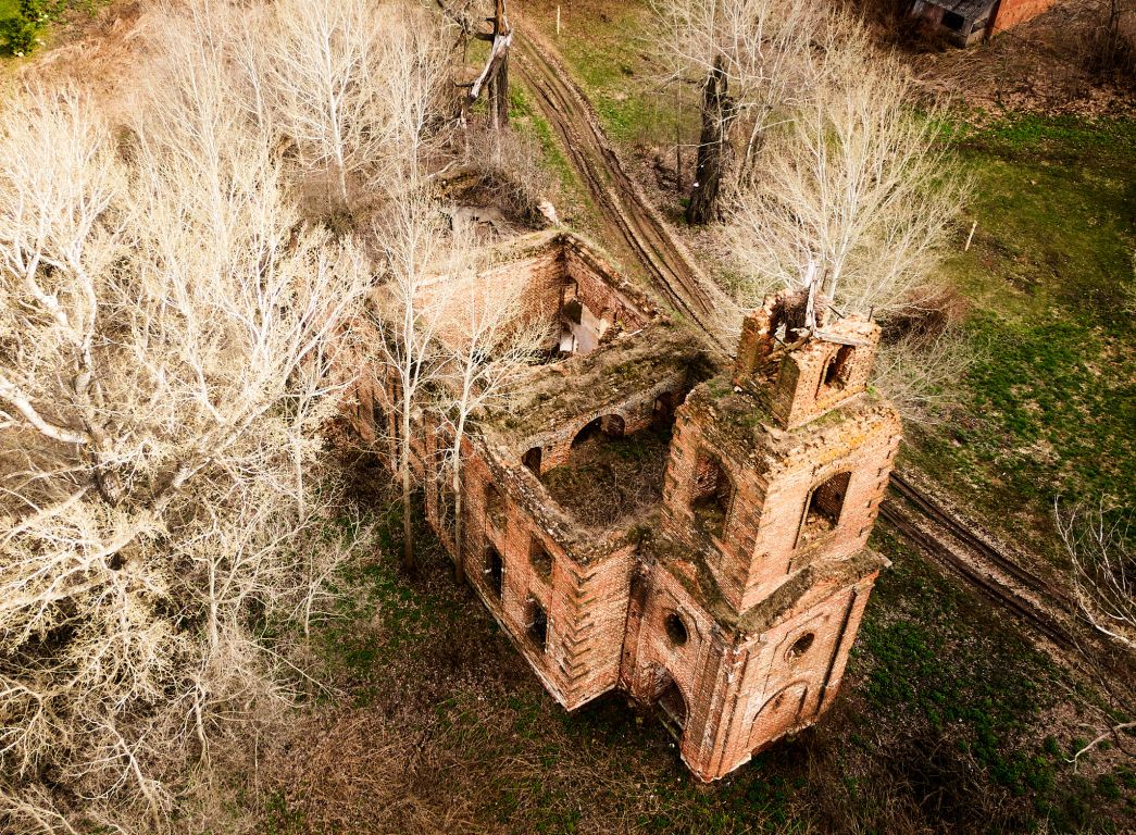 Церковь Успения Пресвятой Богородицы, Пахомово (Пронский район, Рязанская область). фасады