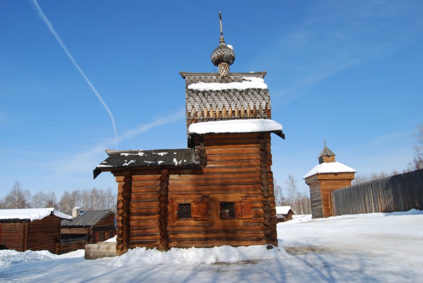 Тальцы. Церковь Казанской иконы Божией Матери из Илимского острога. фасады