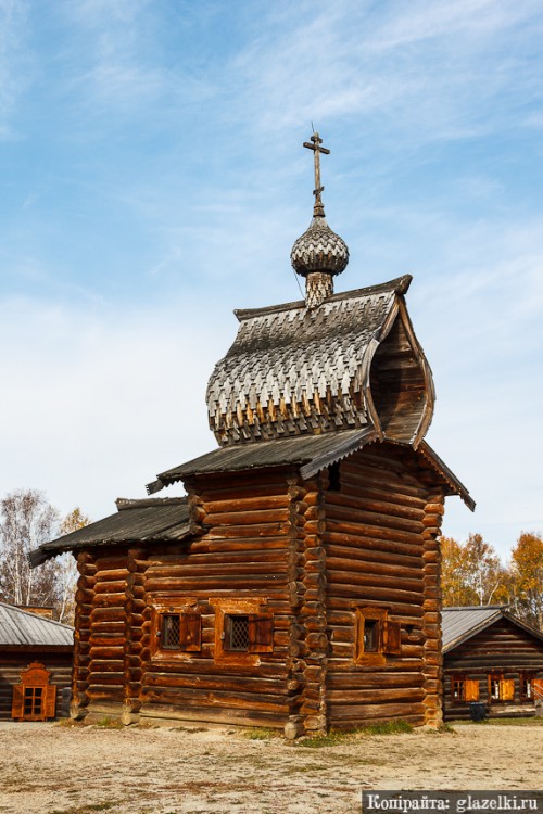 Тальцы. Церковь Казанской иконы Божией Матери из Илимского острога. фасады, Казанская церковь