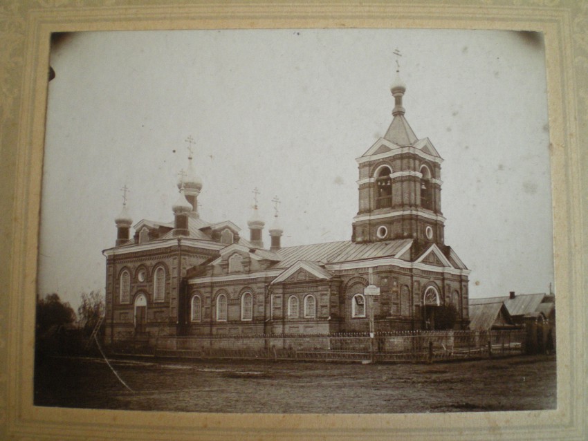 Церковь Успения Пресвятой Богородицы, Ближне-Песочное (Выкса, ГО, Нижегородская область). архивная фотография, первая фотография храма в 20 гг.