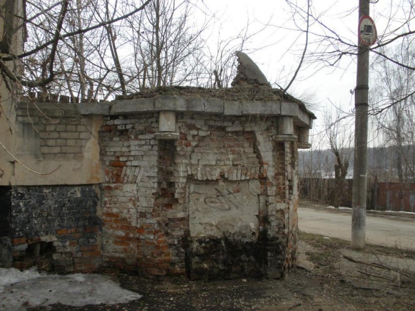 Часовня Преображения Господня на подоле, Калуга (Калуга, город, Калужская область). общий вид в ландшафте, Вид с запада