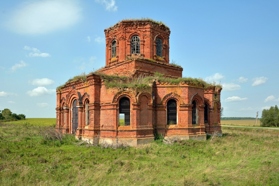 Куровщино. Церковь Николая Чудотворца. фасады, Вид с юго-востока