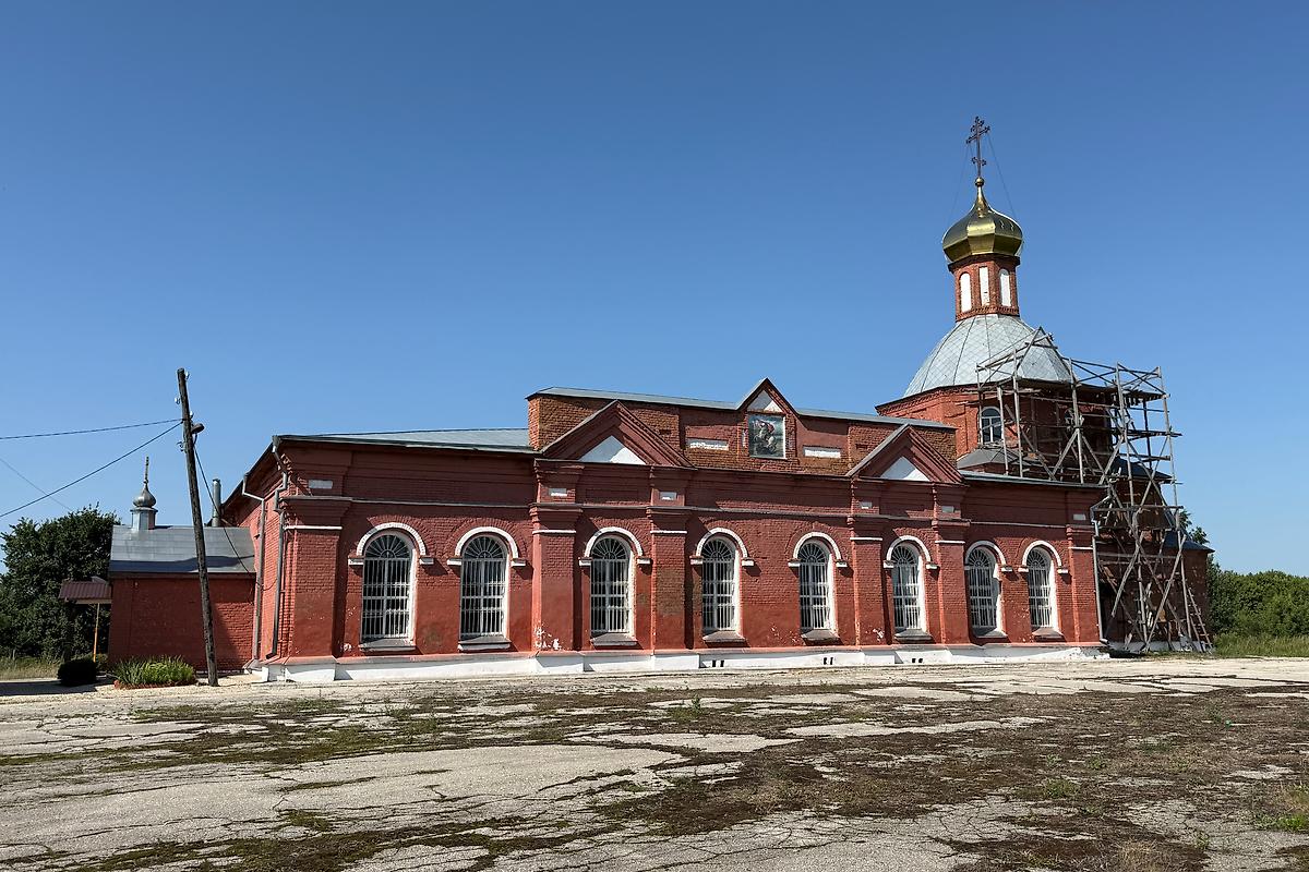 фасады. Церковь иконы Божией Матери "Всех скорбящих Радость", Марчуки 1-е (Ряжский район, Рязанская область)
