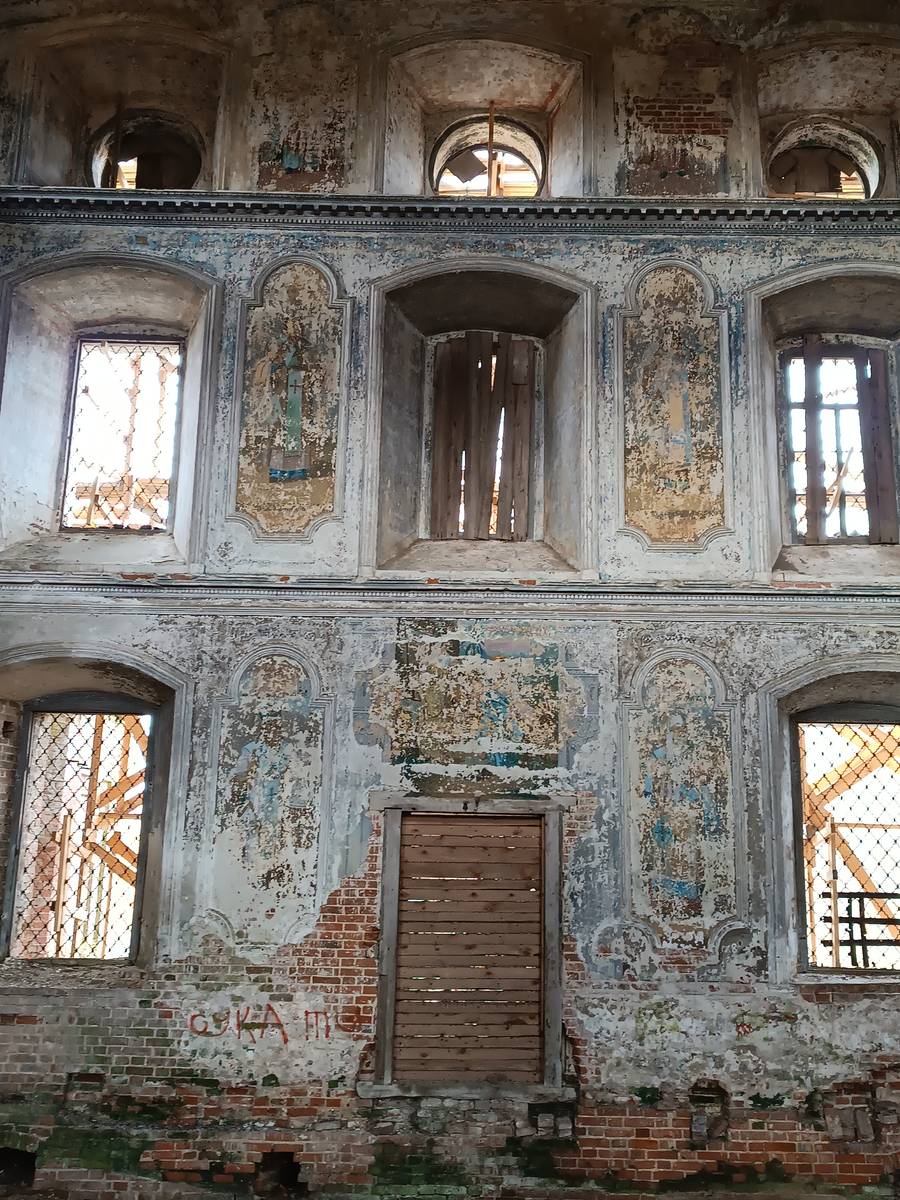 Церковь Николая Чудотворца на Дору, Палкино (Антроповский район, Костромская область). интерьер и убранство