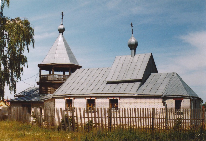 Церковь Сергия Радонежского (новая), Агро-Пустынь (Рязанский район, Рязанская область). общий вид в ландшафте