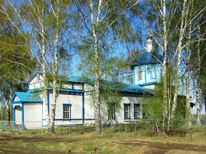 Церковь Введения во храм Пресвятой Богородицы, Борисково (Рязанский район, Рязанская область). фасады, вид с юго-запада