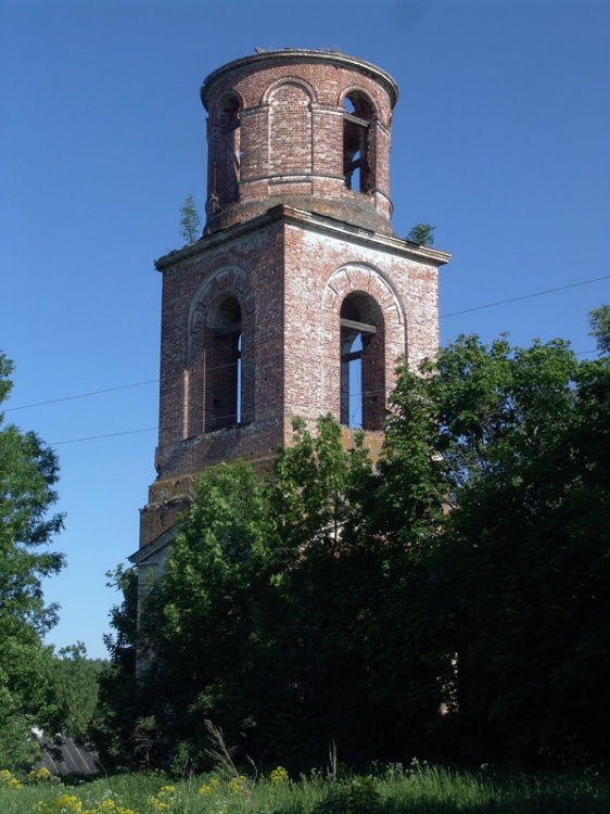 Церковь Троицы Живоначальной, Аминево (Нерехтский район, Костромская область). фасады, Колокольня