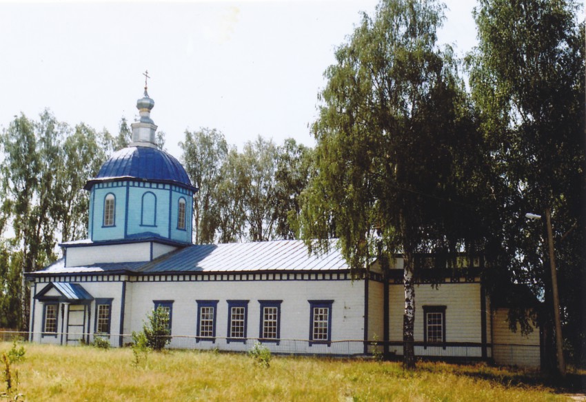 Церковь Введения во храм Пресвятой Богородицы, Борисково (Рязанский район, Рязанская область). общий вид в ландшафте
